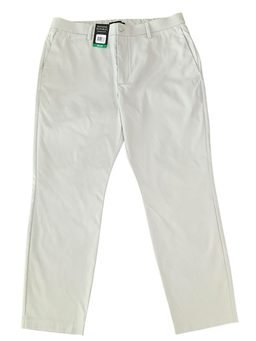 Banana Republic Men's Pale Gray Chino Pants
